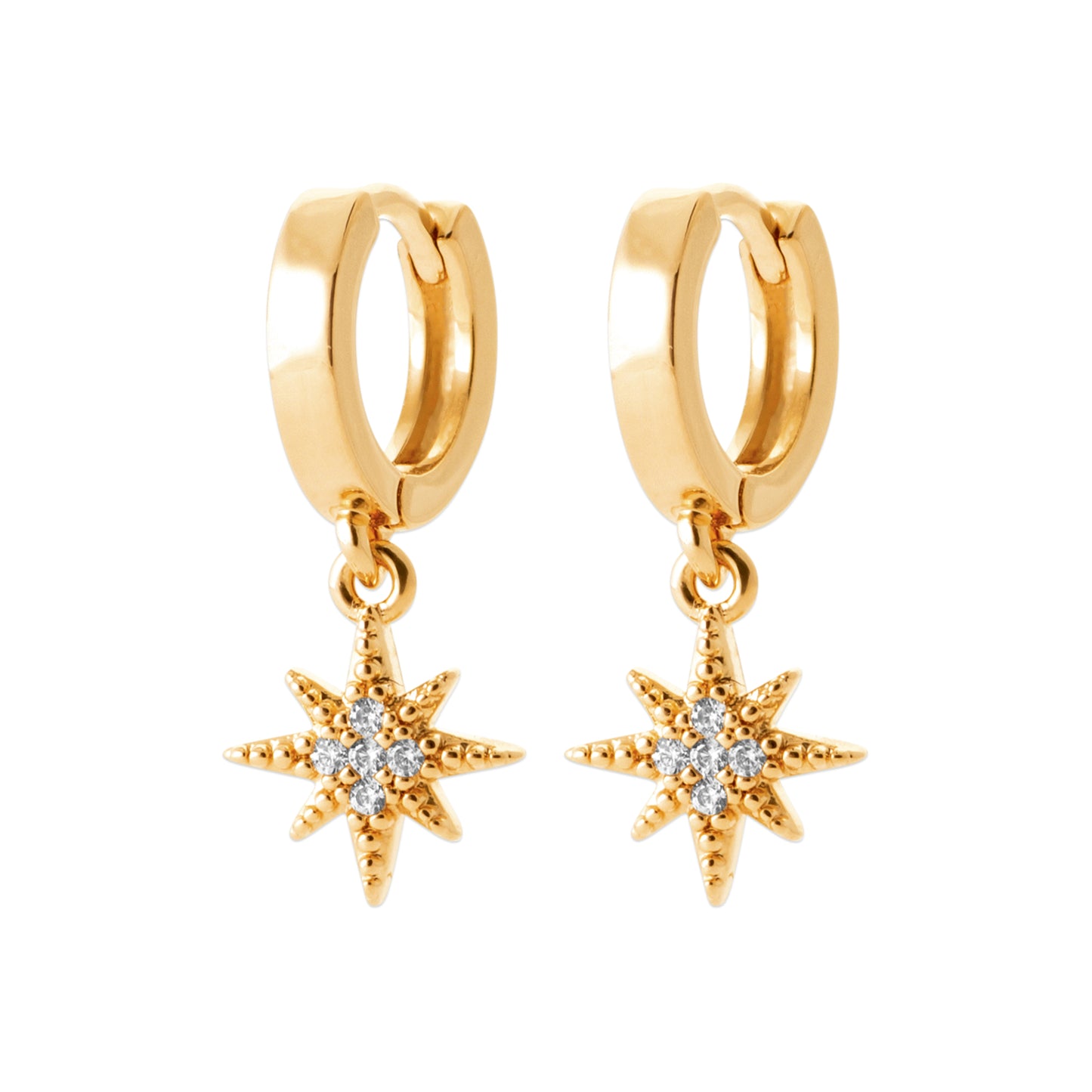 Créoles étoiles zircon