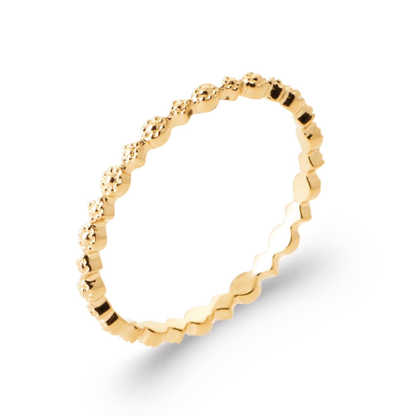 Bague losange texturée