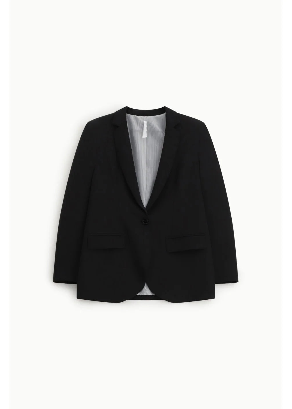 Blazer droit noir