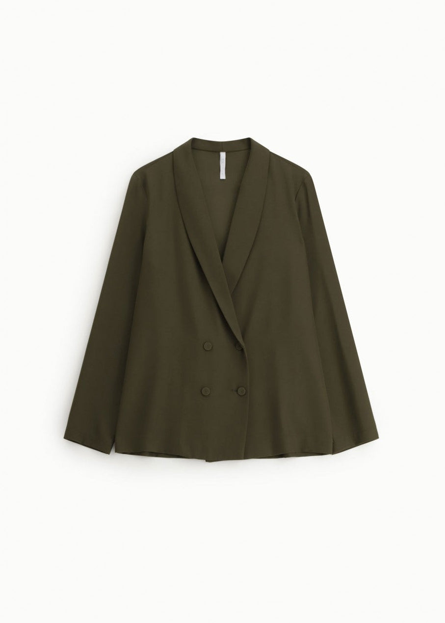 Blazer fluide loden