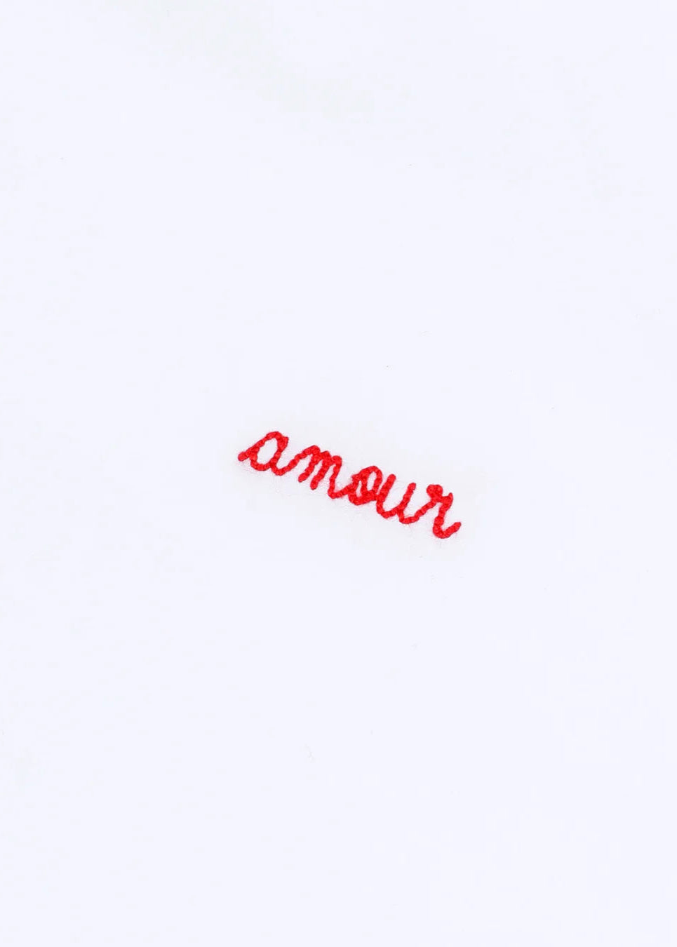 Chemise en popeline de coton amour