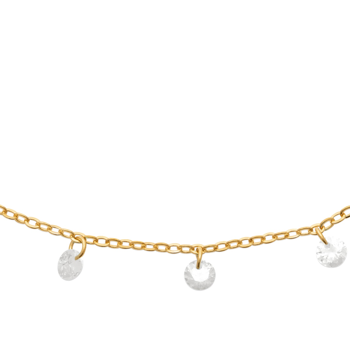 Collier pampilles diamants