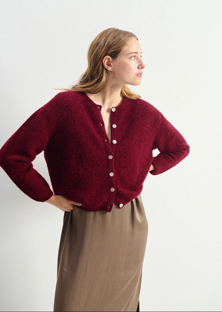 Gilet Vitow Cerisier