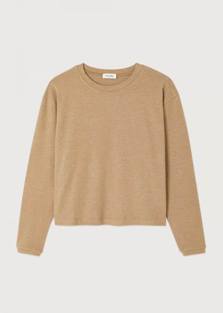 T-shirt Manches Longues Ypawood Macchiato chiné