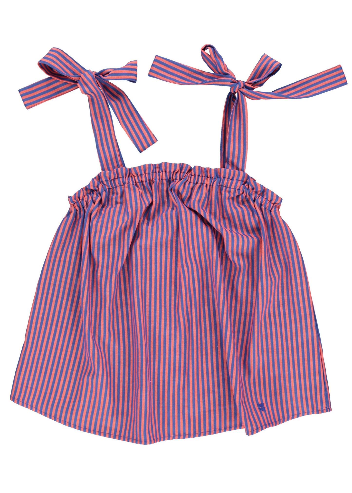 Top straps Blue & orange stripes