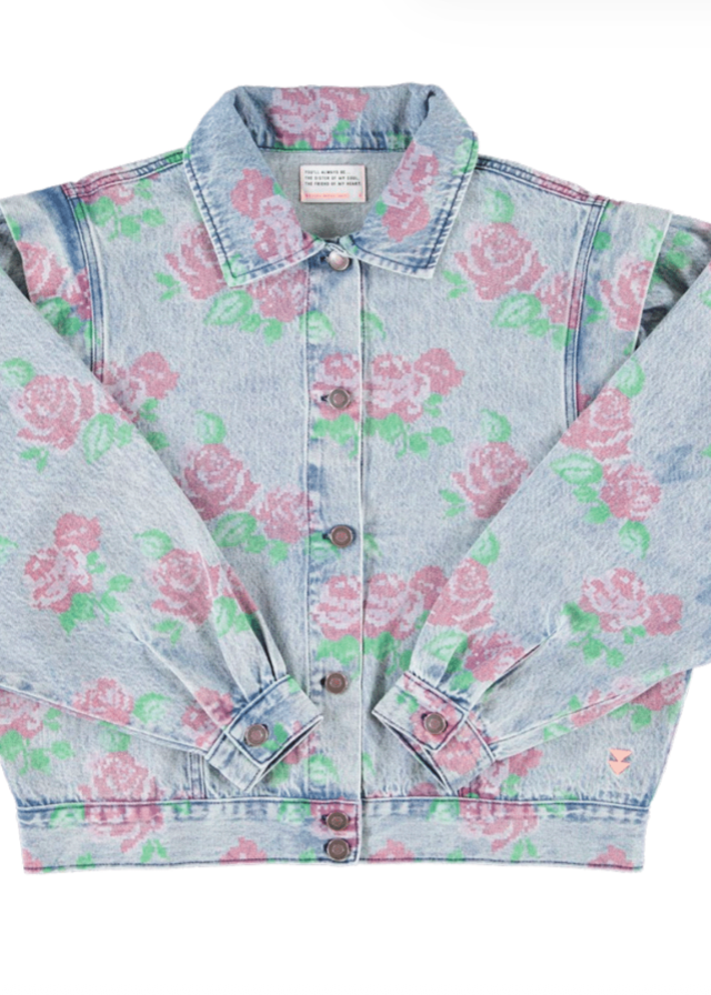 Veste fleurs
