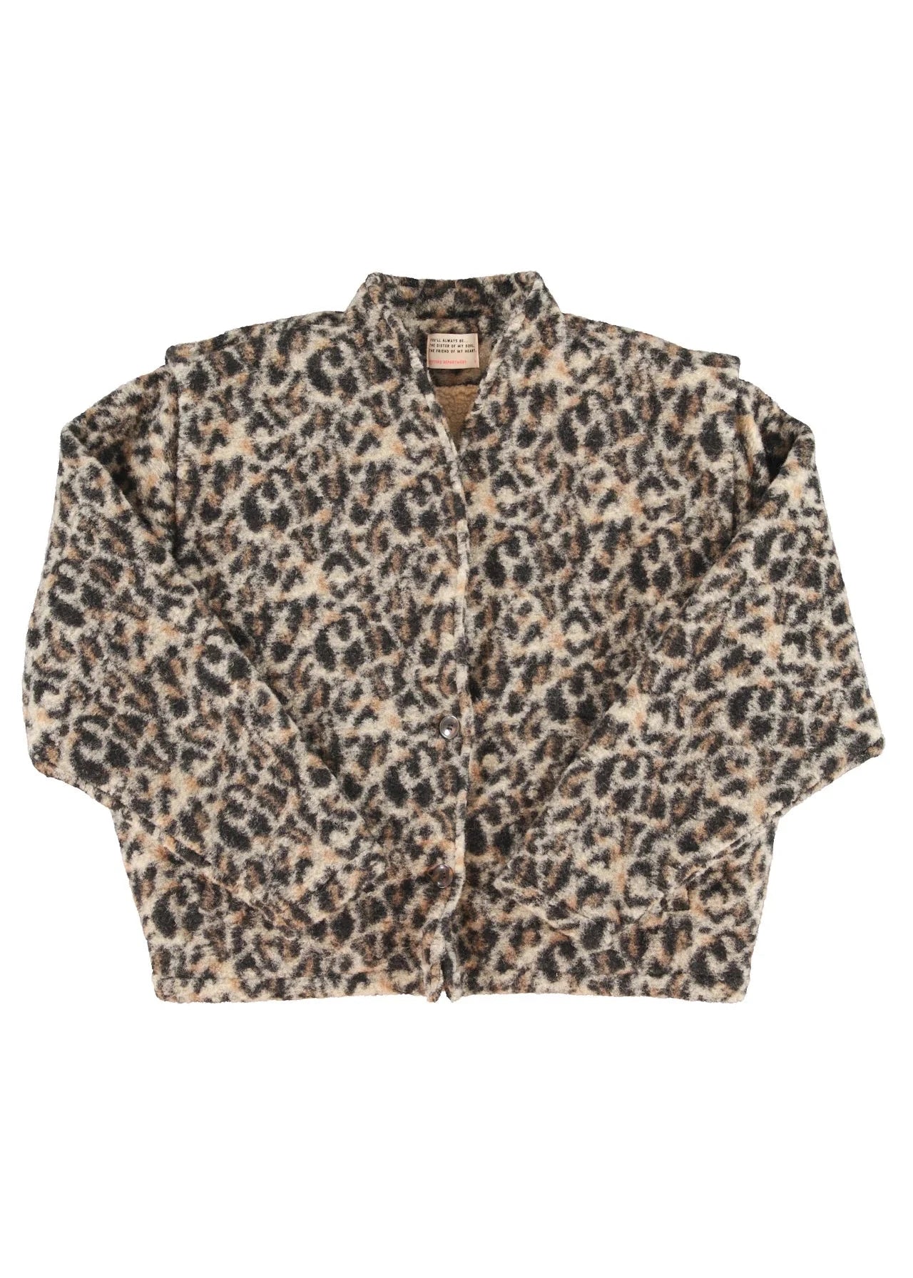 Veste fourrure léopard