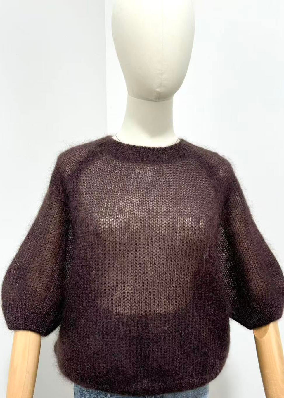 Pull Mohair Chocolat