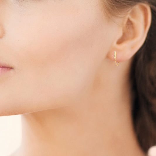 Boucles chaines pendantes