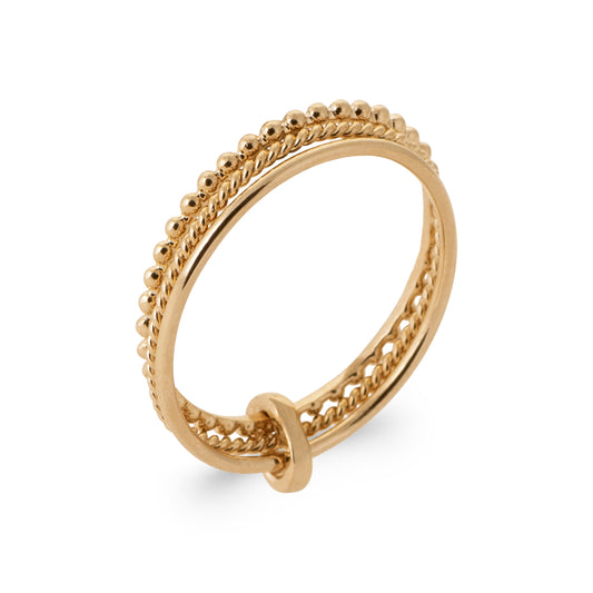 Bague triple
