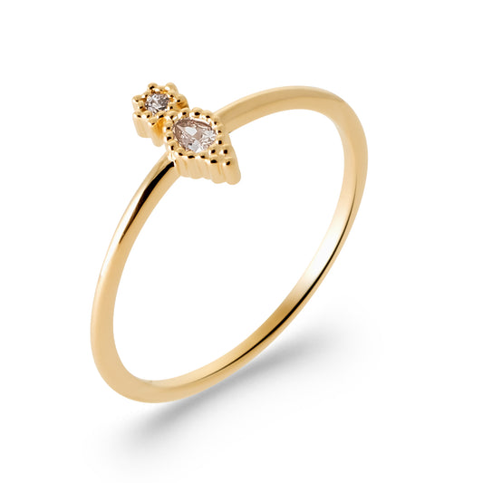 Bague flèche zircon