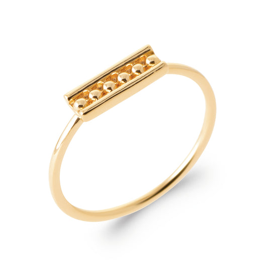 Bague barre rectangle