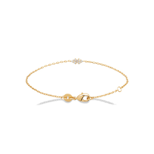 Bracelet diamants losanges