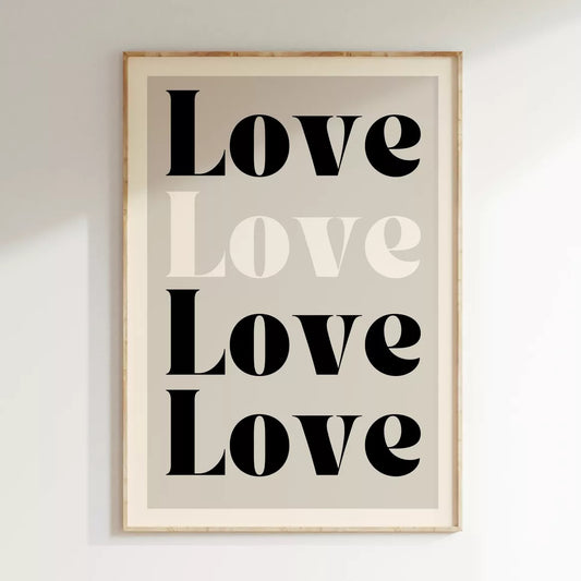 Affiche LOVE - Len Concept