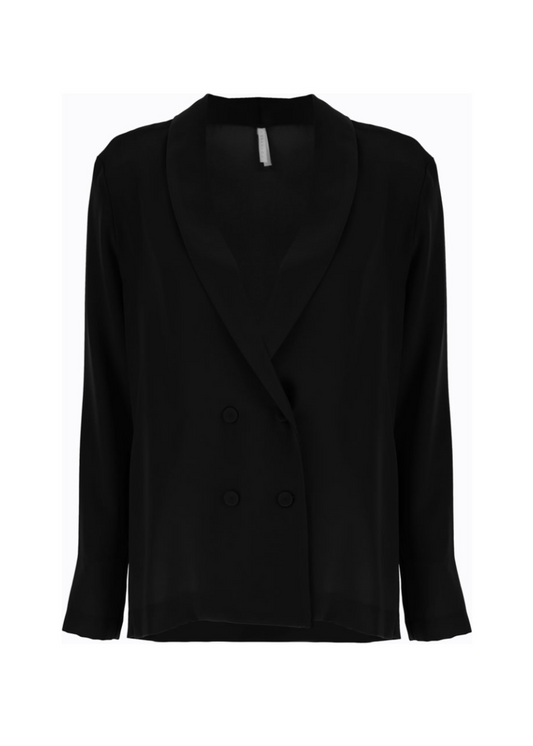 Blazer fluide noir