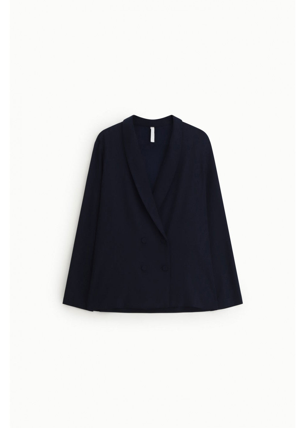 Blazer fluide bleu marine