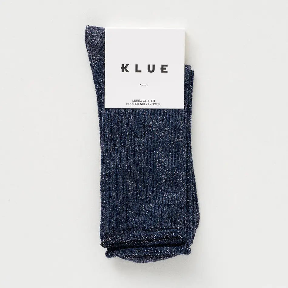 Chaussettes Glitter Bleu