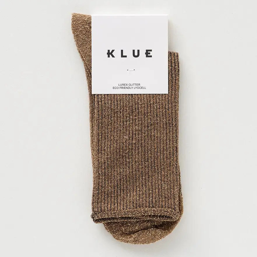 Chaussettes Glitter caramel