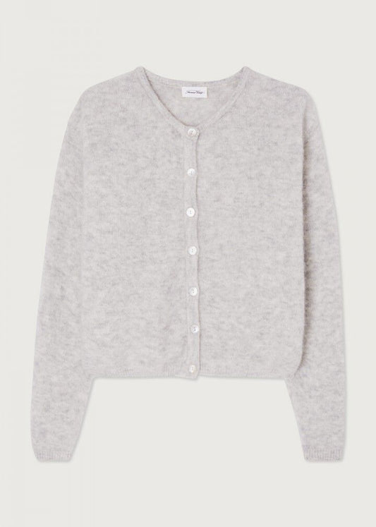 Gilet Vitow gris clair chiné
