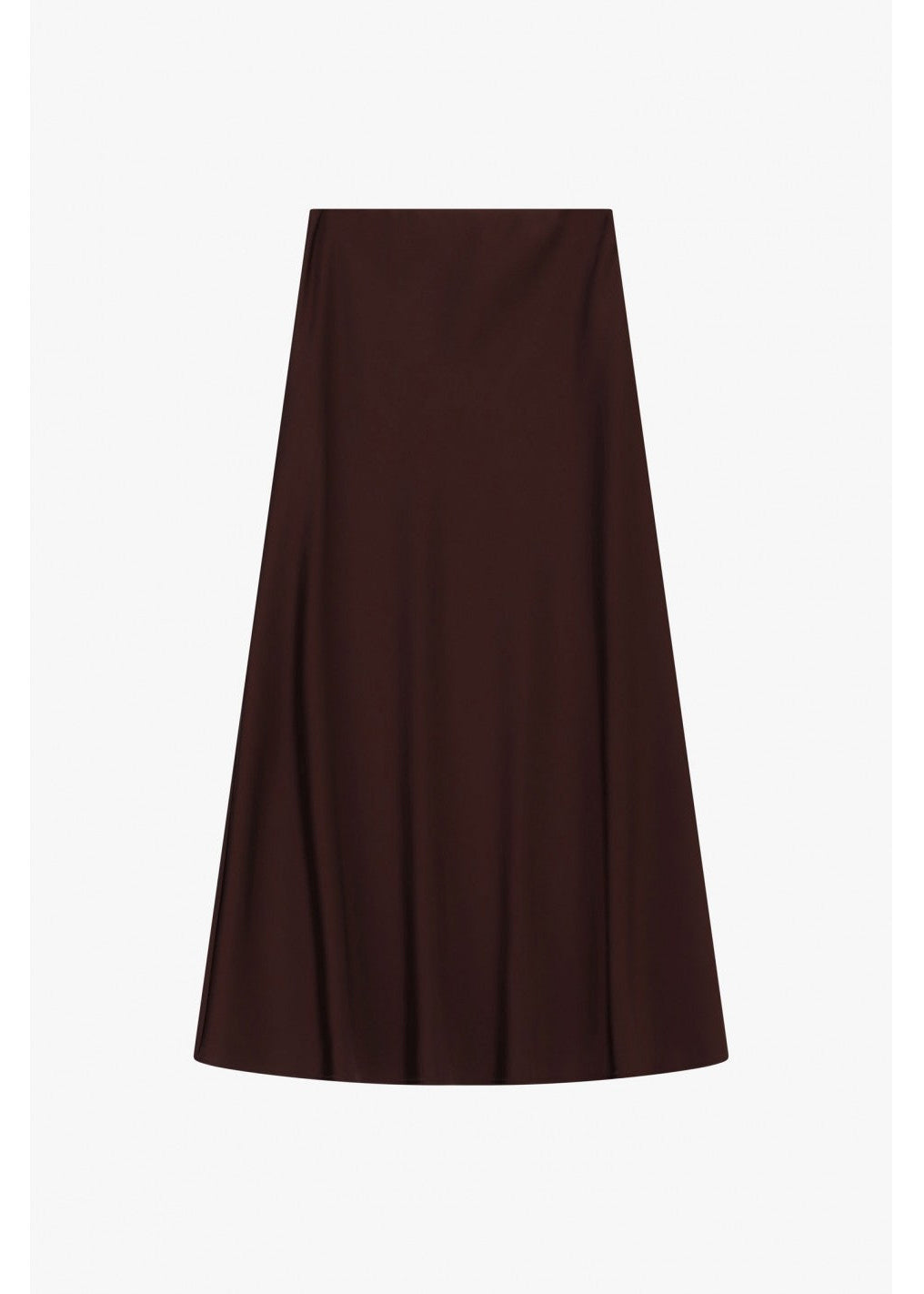Jupe satin bordeaux