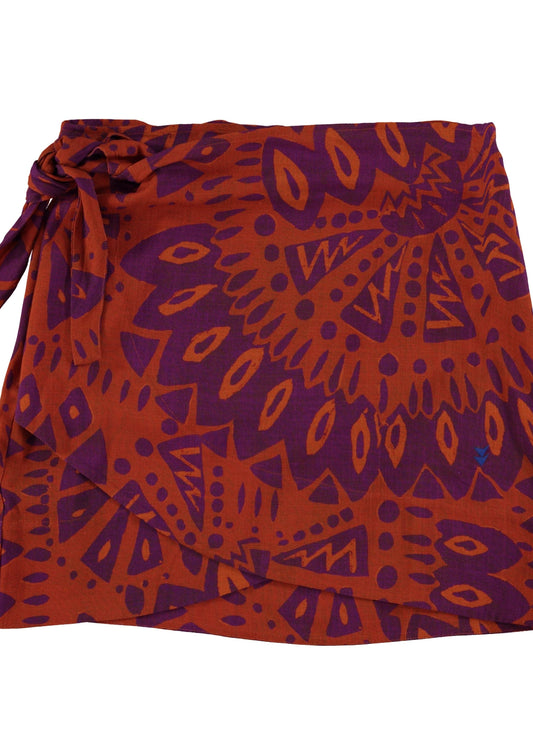 Jupe Orange & purple