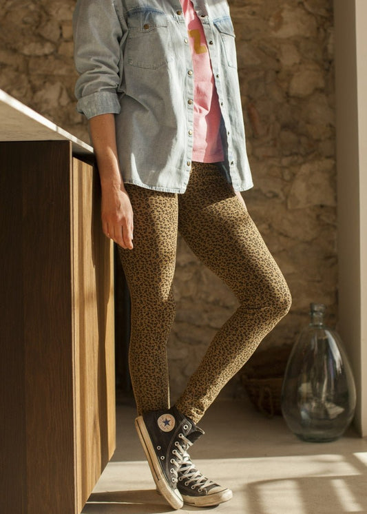 Legging Léopard Bronze