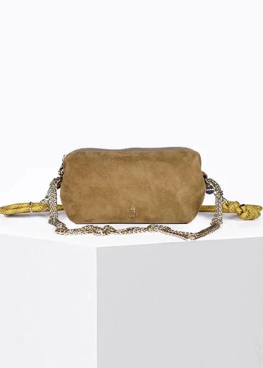 Sac nuage suede sepia