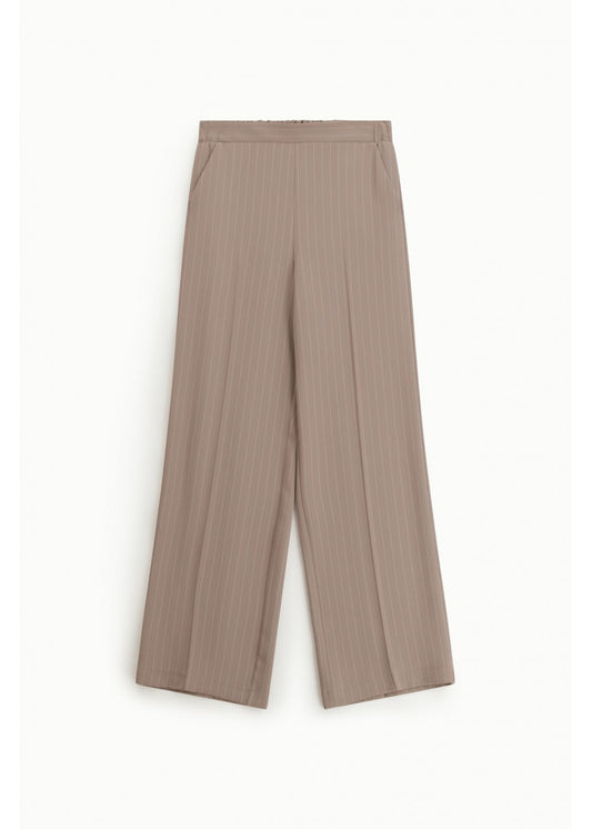 Pantalon fluide fango rayé palazzo