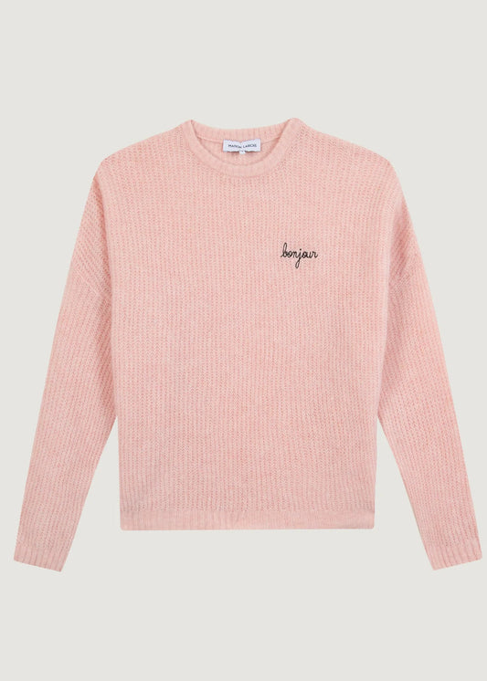 Pull Cerisoles bonjour