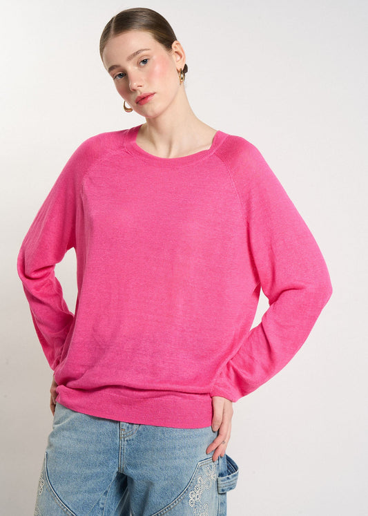 Pull Macalouette Rose fluo