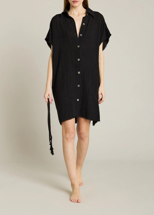 Robe courte Mykonos noir