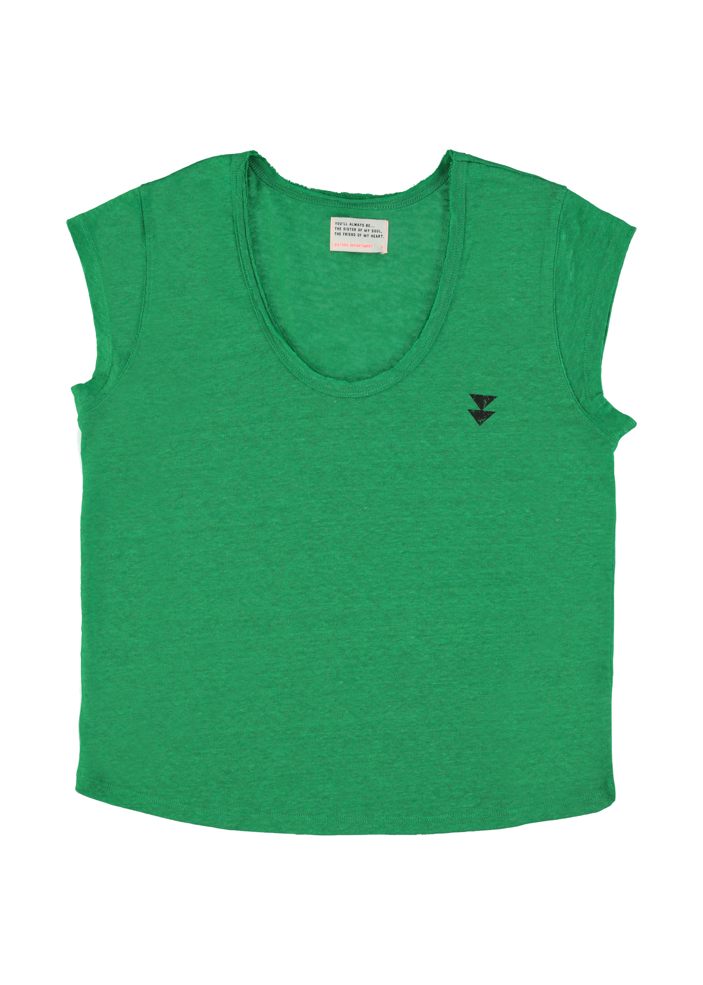 T-shirt lin green