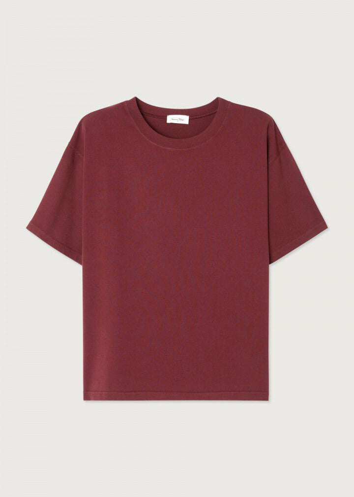 T-shirt Fizvalley Bordeaux Vintage