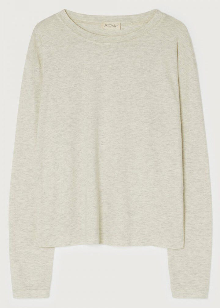 T-shirt Manches Longues Ypawood gris chiné