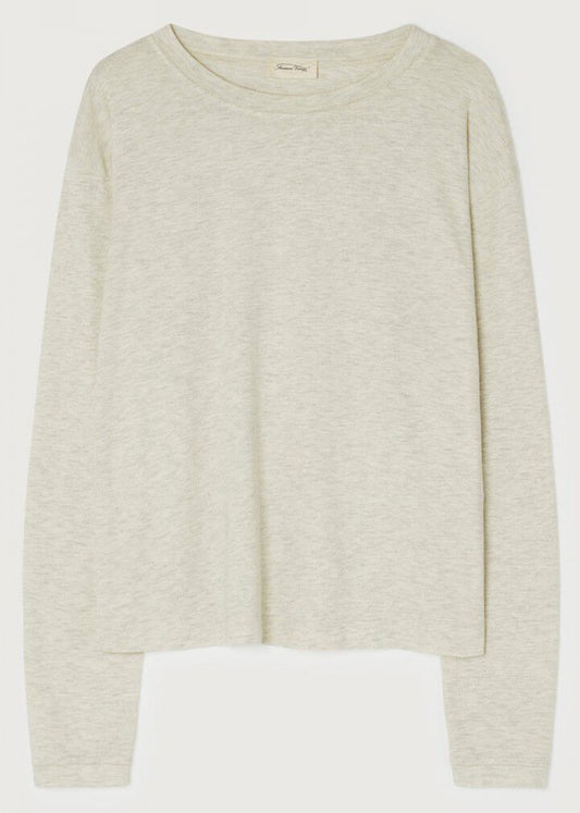 T-shirt Manches Longues Ypawood gris chiné