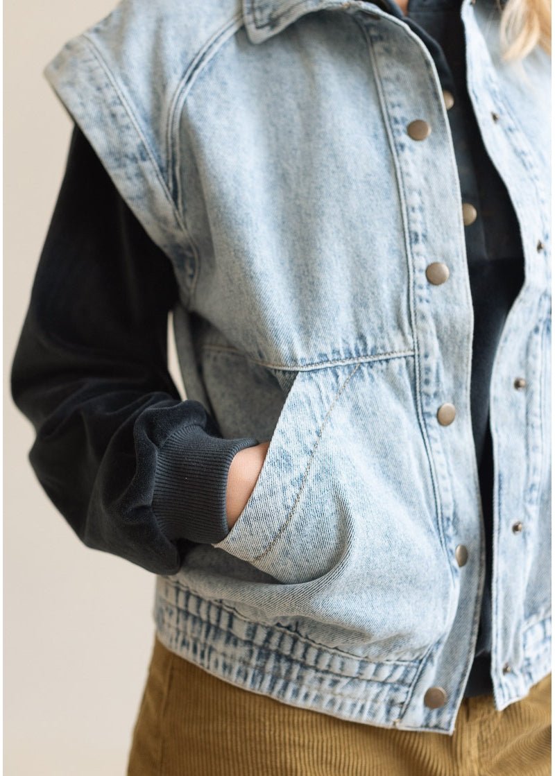 Veste Sans Manches Jean