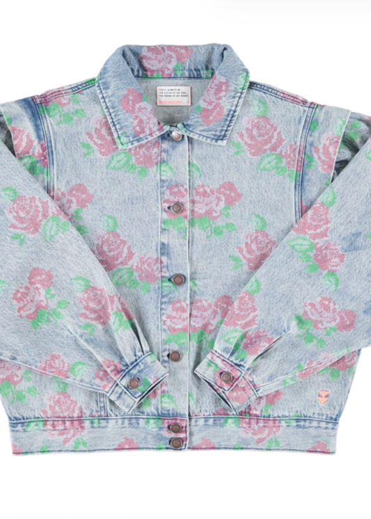 Veste fleurs