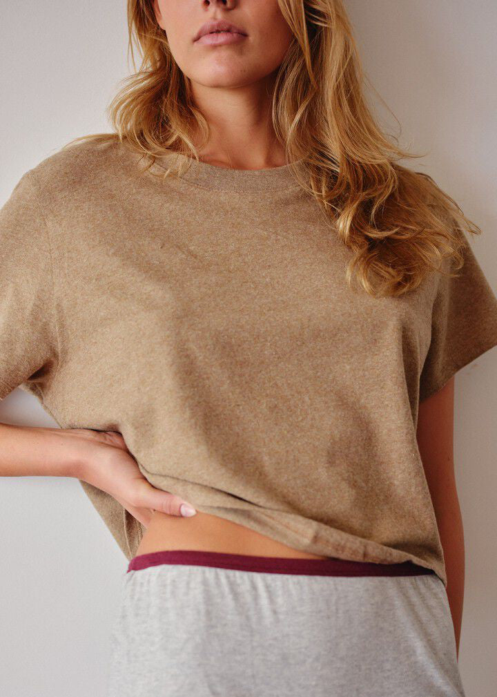 T-shirt Ypawood manches courtes Macchiato