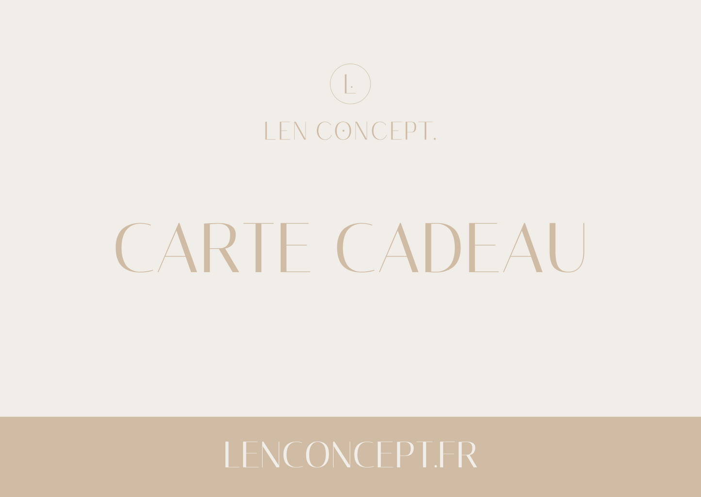 Carte-cadeau LEN CONCEPT. - Len Concept