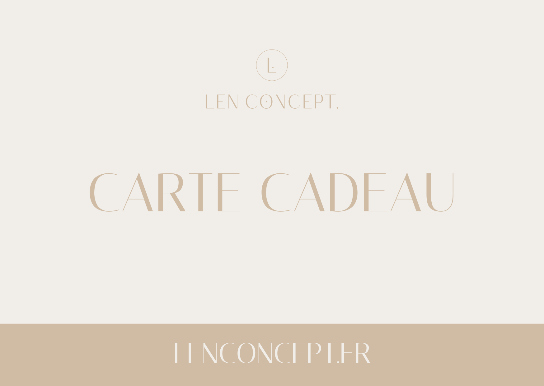 Carte-cadeau LEN CONCEPT. - Len Concept