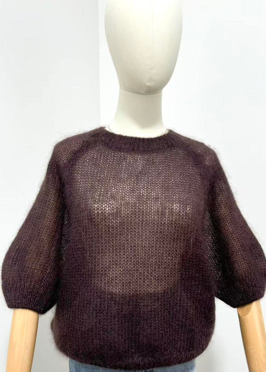 Pull Mohair Chocolat